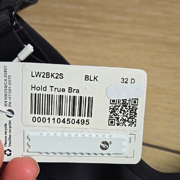 NWT LULULEMON Hold True Bra Sz 32 D - Picture 6 of 8